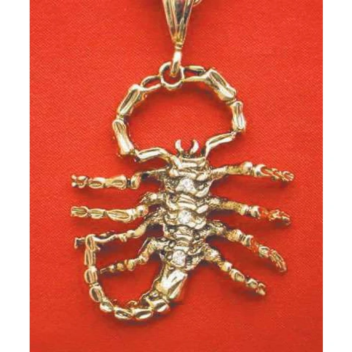 Antique Gold Scorpion - Image 1