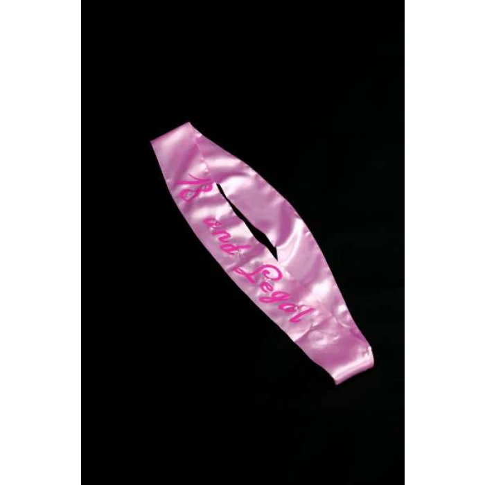 18th Birthday Pink Sash - Image 1