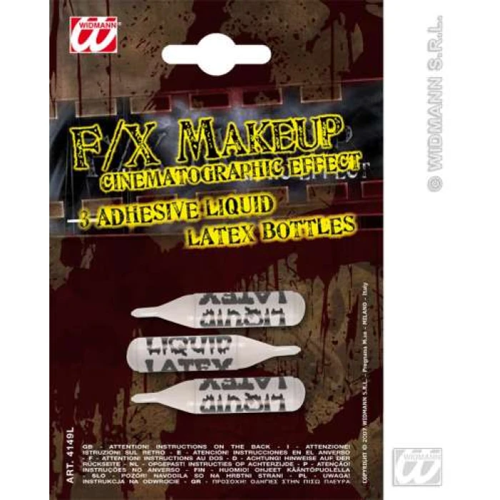 3 Adhesive Latex Liquid Bottles - Image 1