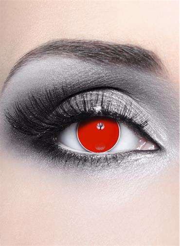 Blind Red Contact Lens - 1 Day Use Only