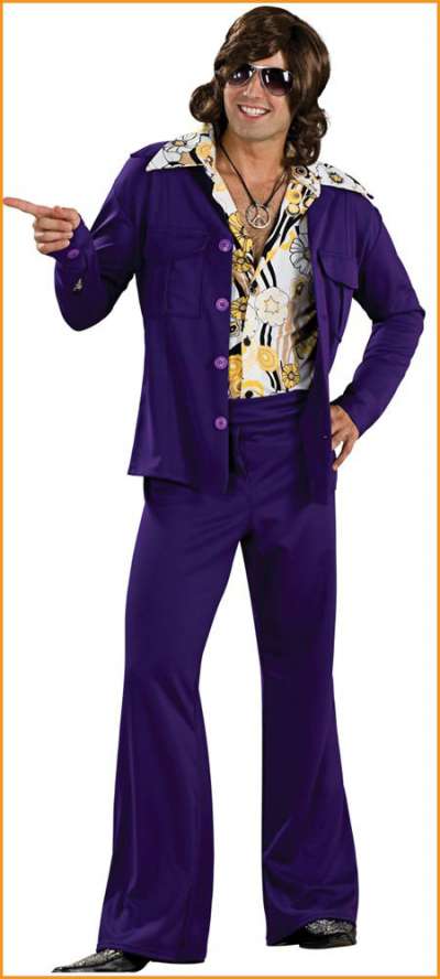 70s Leisure Suit Purple