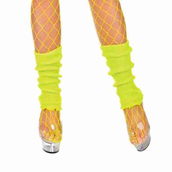 80 S Leg Warmers Neon Yellow img