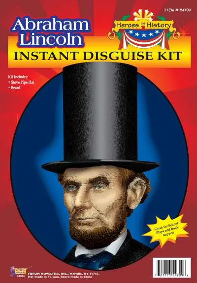 Abraham Lincoln Beard and Hat