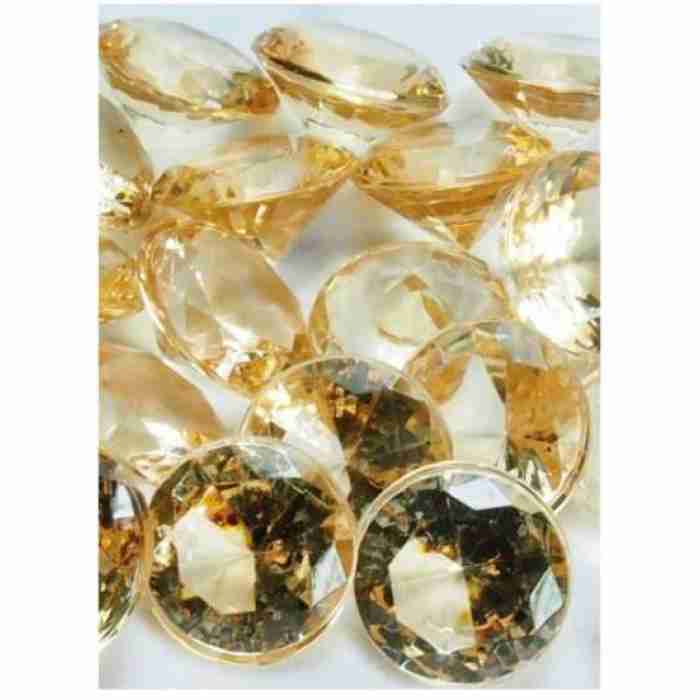 Acrylic Diamonds 1cm Bronze 755022