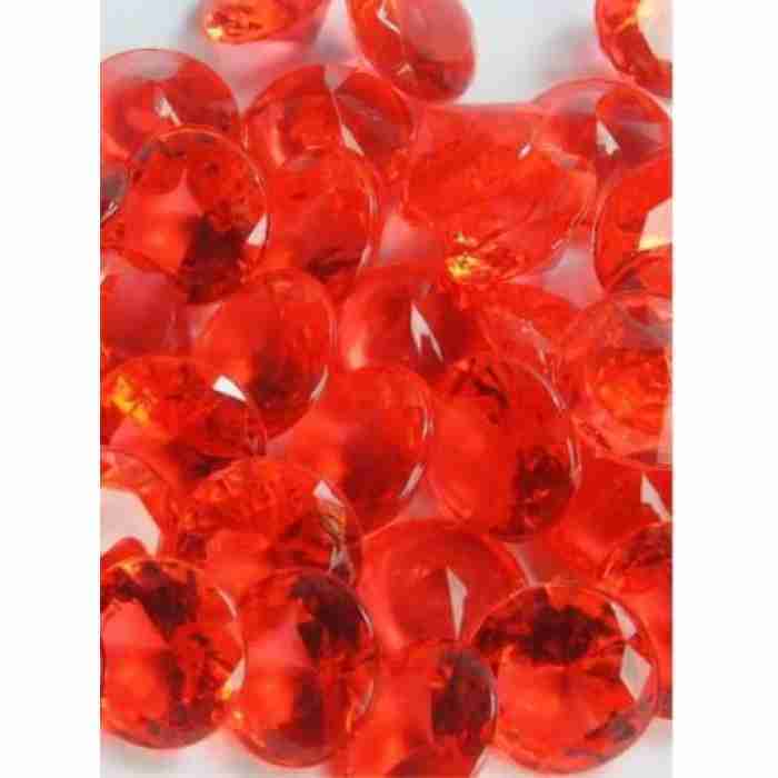 Acrylic Diamonds 1cm Red 749022