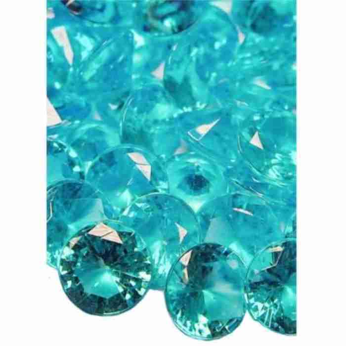 Acrylic Diamonds 1cm Teal 796022