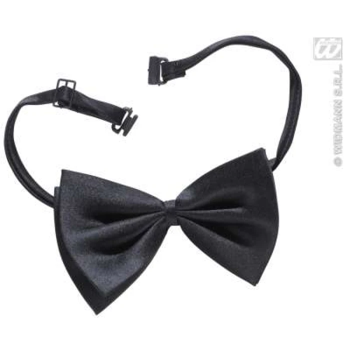 Adjustable Bow Tie - Black - Image 1