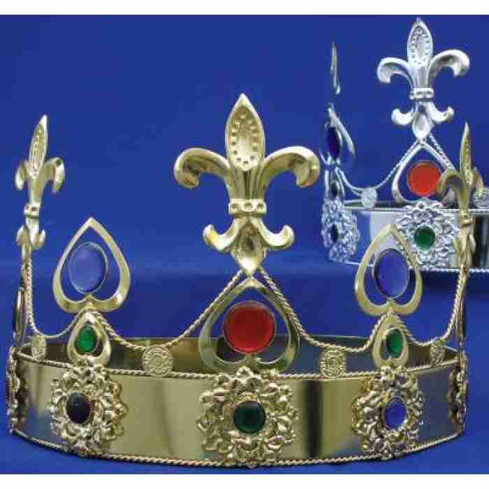 Adjustable Gold Coloured King s Crown