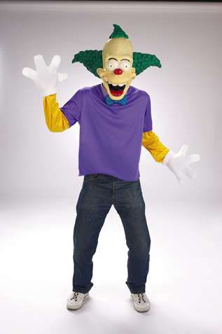 Adult Simpson Krusty the Clown Costume 5684 mig