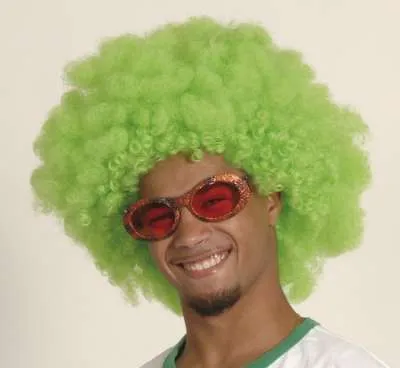 Afro Wig- Green