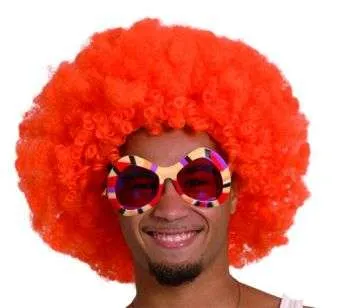 Afro Wig- Orange