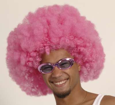 Afro Wig Pink 86019 img