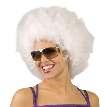 Afro Wig- White