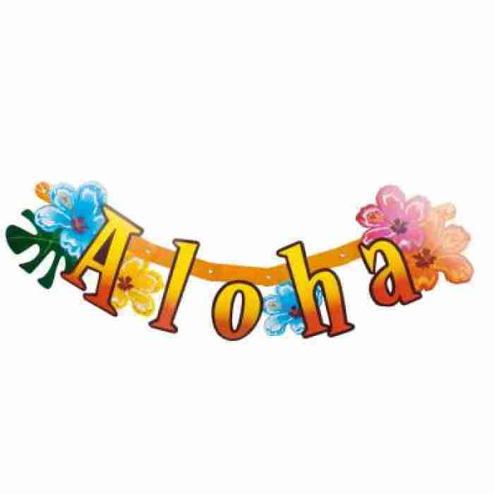 Aloha Letter Banner 52515