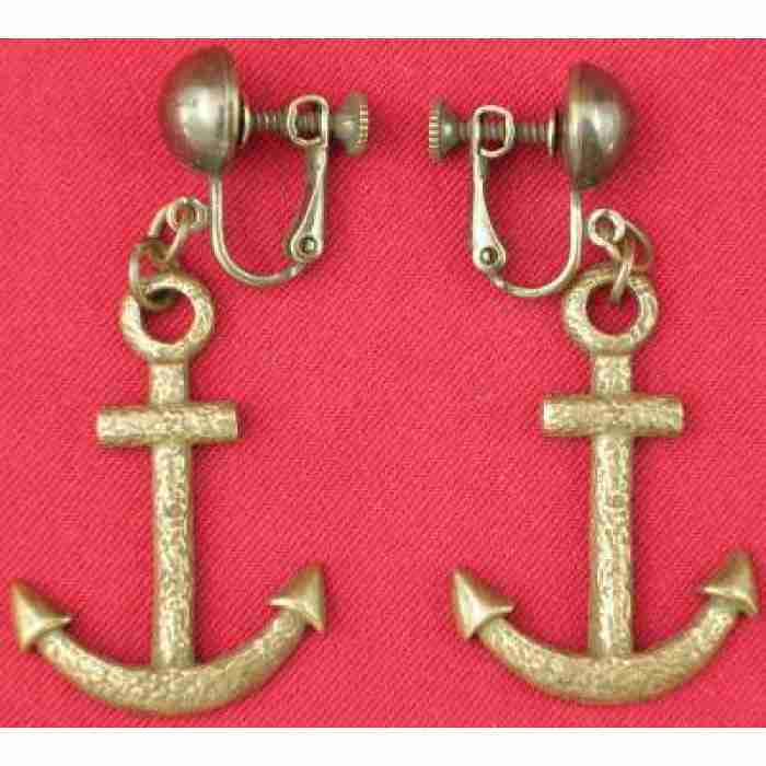 Anchor Earrings Ant Bronze img ..