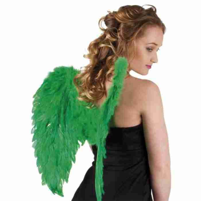 Angel Wings Folded Grass Green1