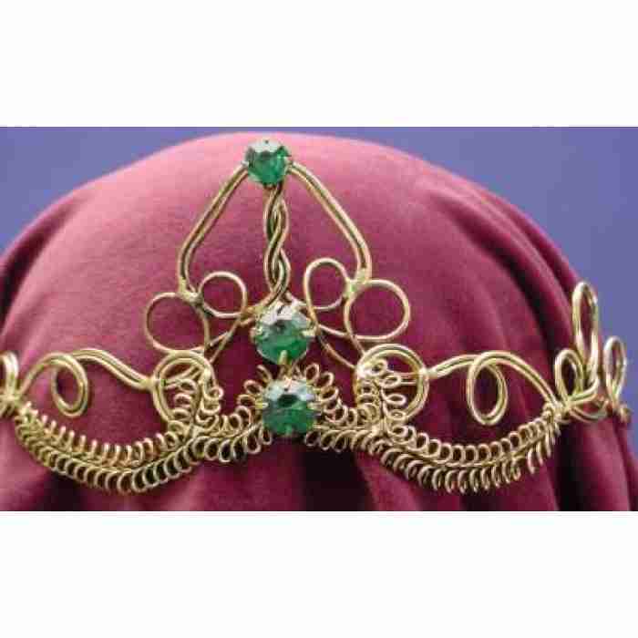 Antique Gold Crown Circlet img ..