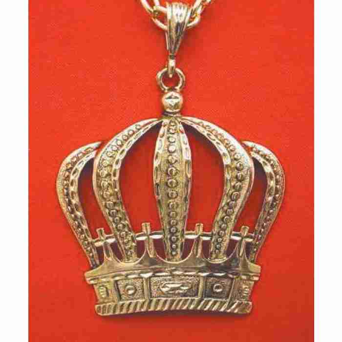 Antique Gold Crown Pendent img ..
