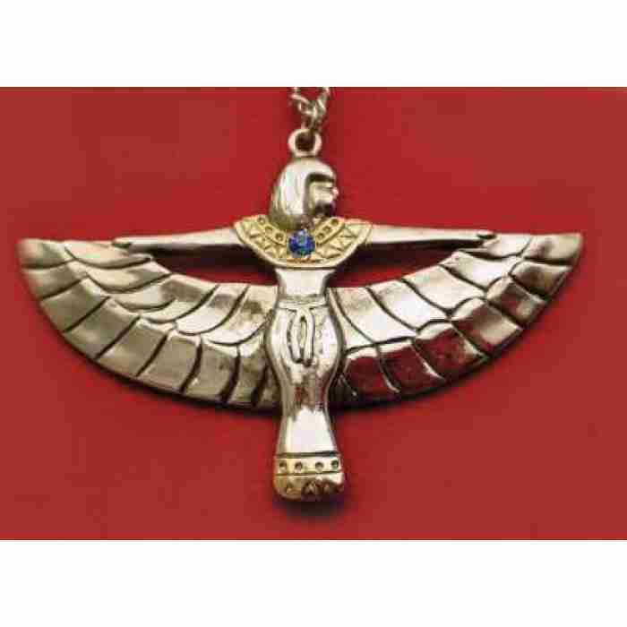 Antique Gold Silver Egyptian Necklace img ..