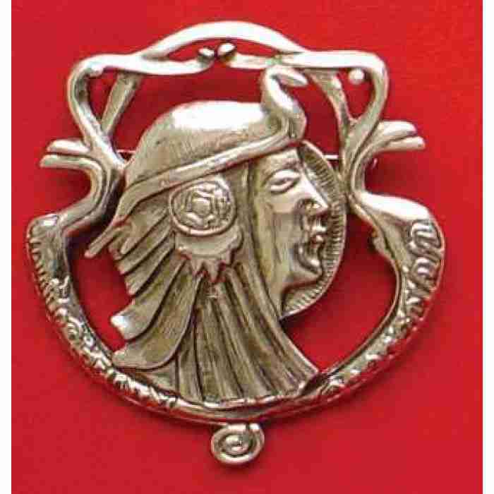 Antique Silver Toga Pin img ..