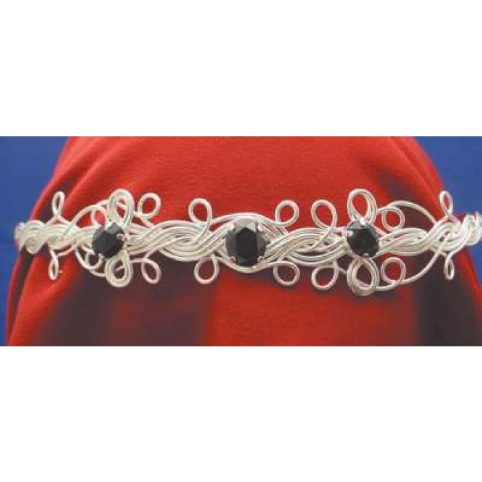 Antique Silver Woven Circlet - Image 1