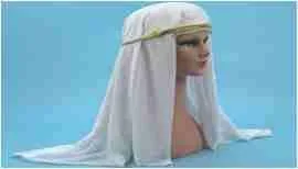 Arabian Prince White Formal Head Robe