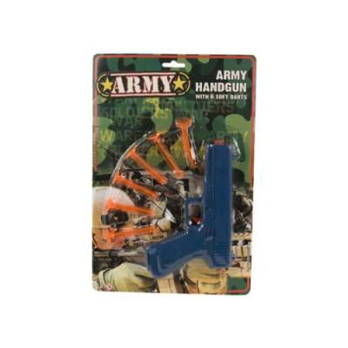 Army Hand Gun w/ Darts - Image 1