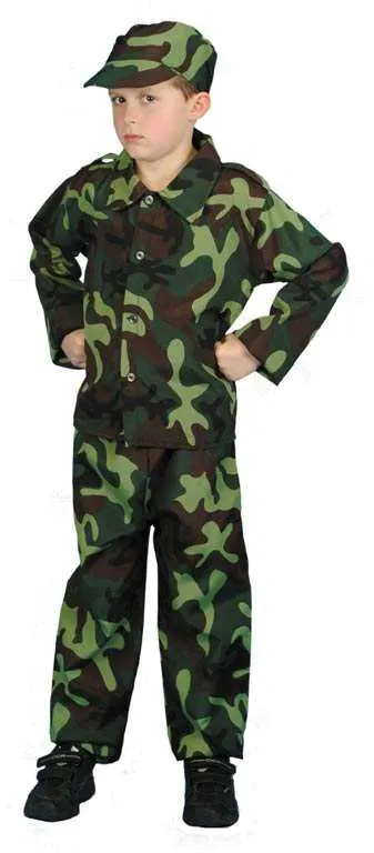 Army Soldier Small Child