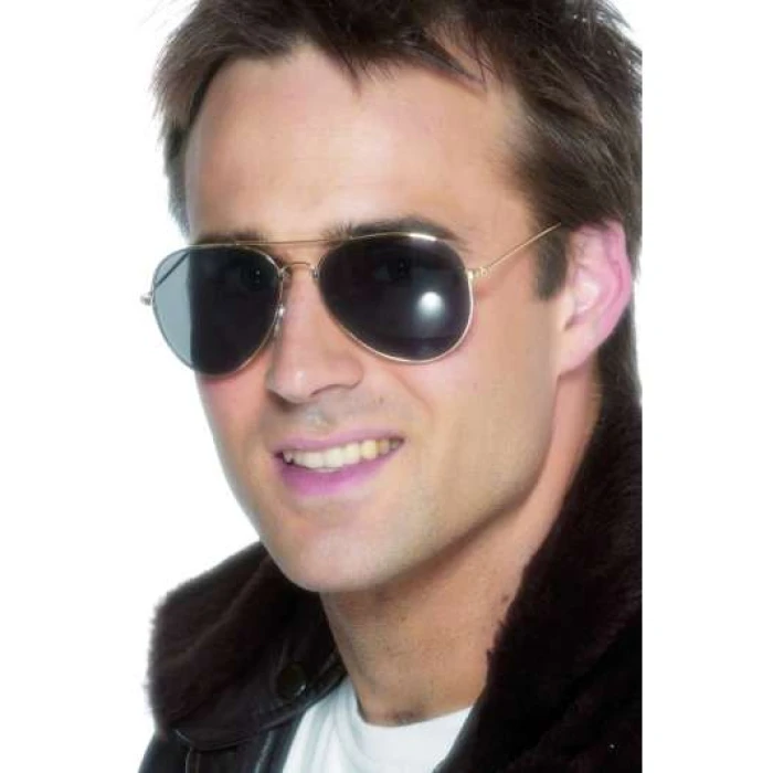 Aviator Specs - Gold Frame - Image 1