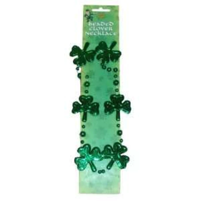 Beaded Clover Necklace - Image 1