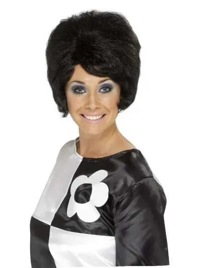 Beehive Wig - Black
