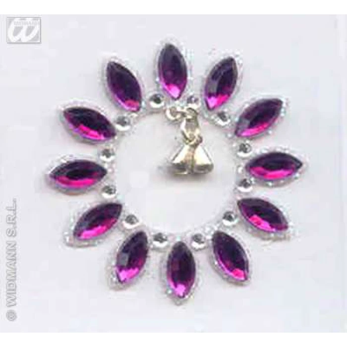 Belly Jewellery - Purple Petal - Image 1