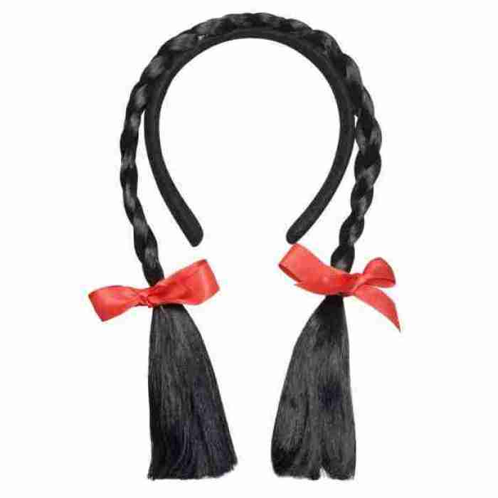 Bendable Plaits Headband Black