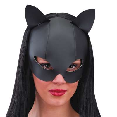 Black Cat Mask - Carnival Store