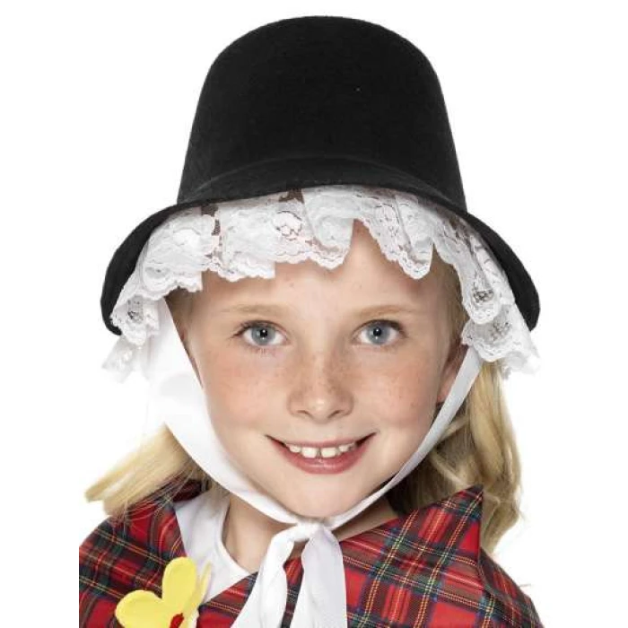 Black Cockleshell Hat - Image 1