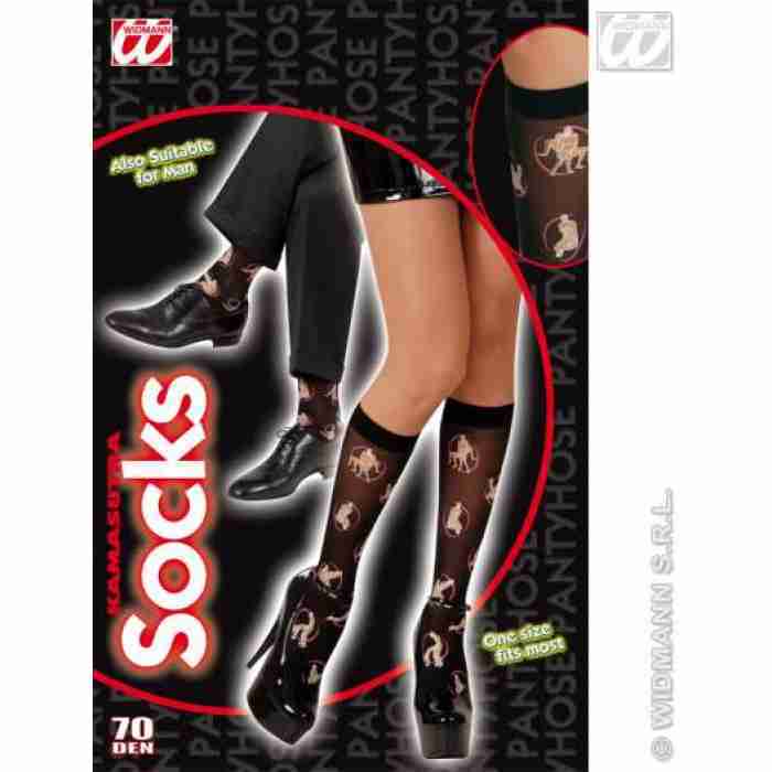 Black Kama Sutra Socks 4709K a