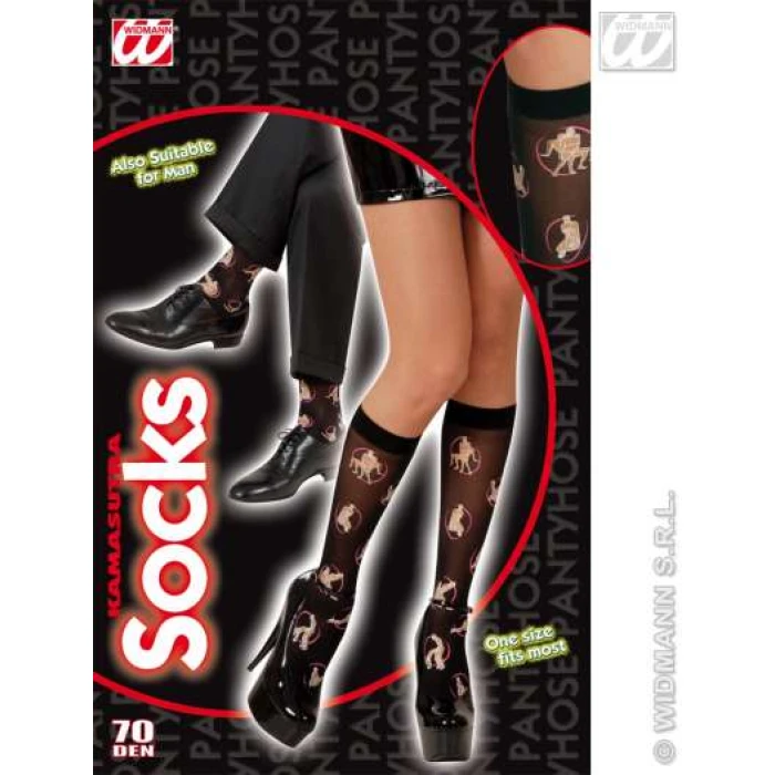 Black Kama Sutra Socks - Image 1