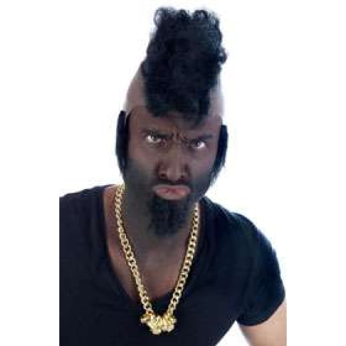 Black Mohican Wig 2620fs img
