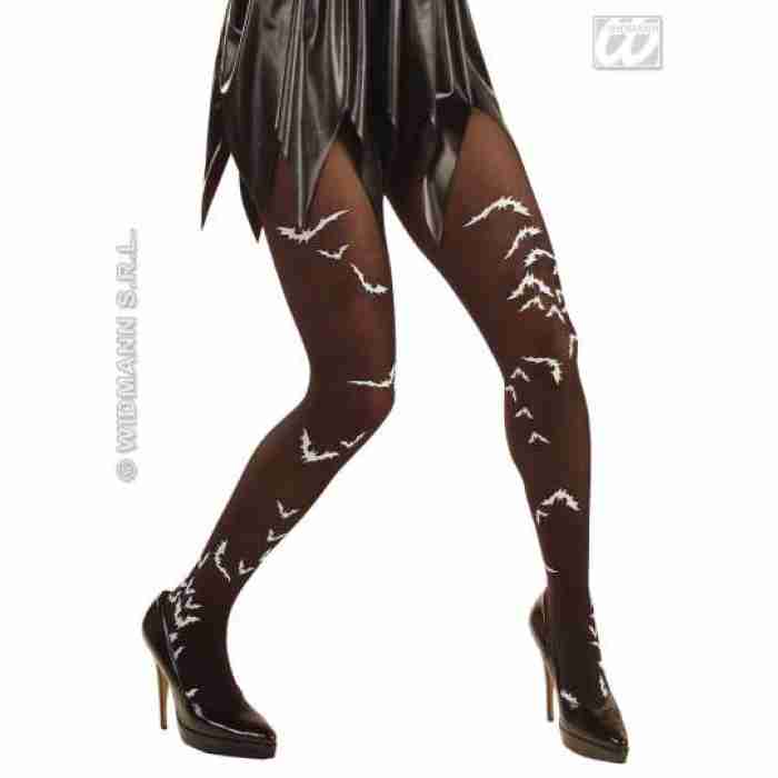 Black Pantyhose with Bats 4787P a