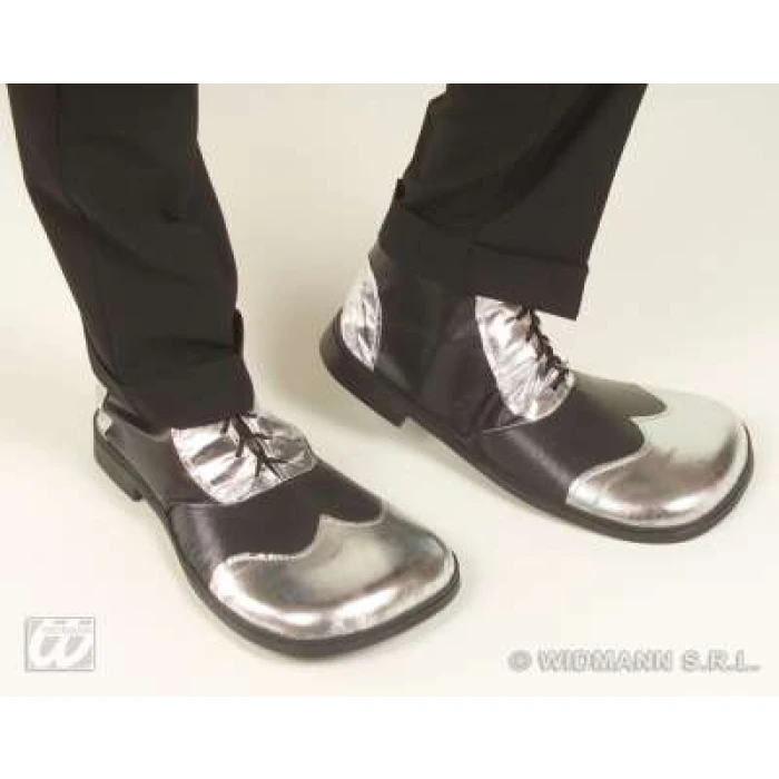Black/Silver Party Shoes - Image 1