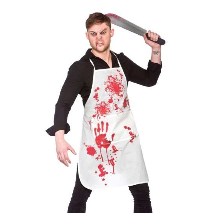 Bloody Apron with blood stains print AC 9041