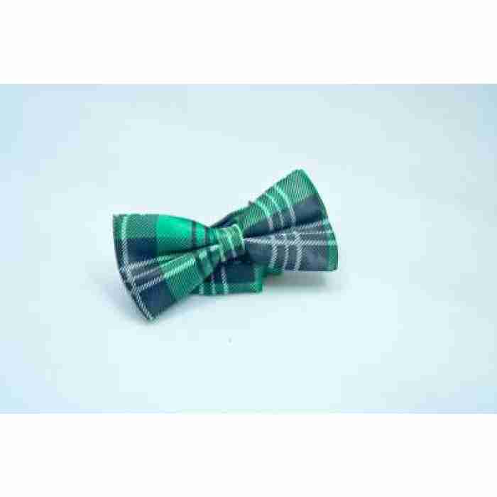 Bow Tie Green Tartan Checkered DSC 0244
