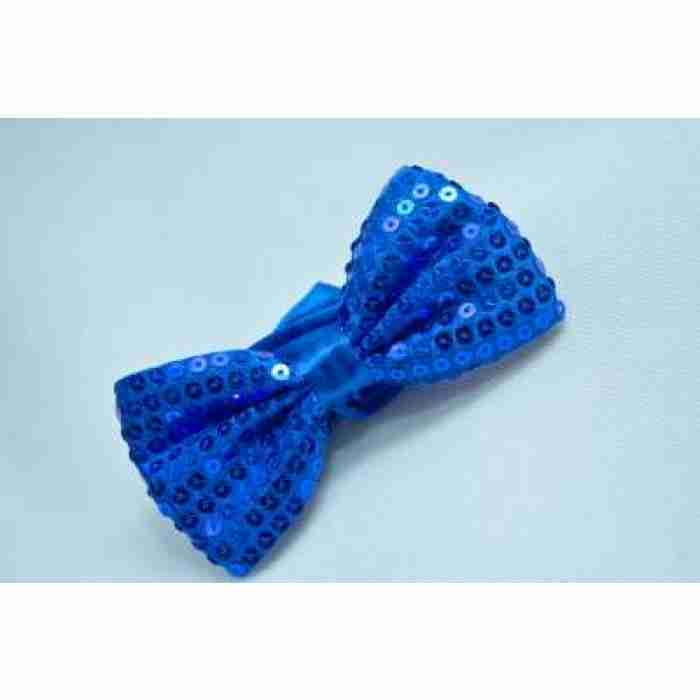 Bow Tie Sequin Royal Blue1