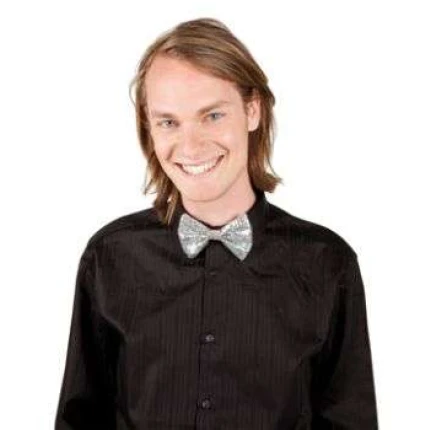 Bow Tie - Silver