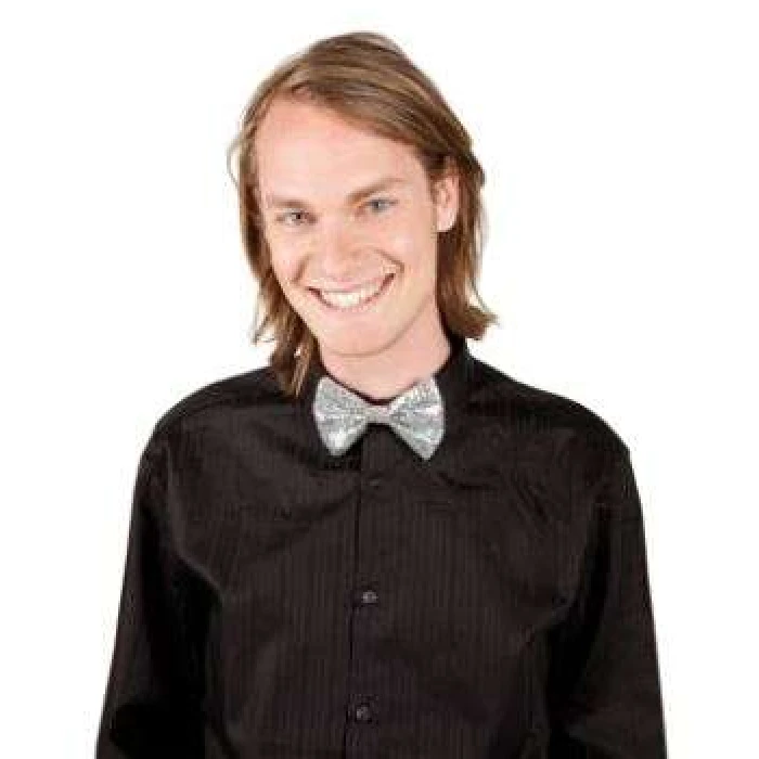Bow Tie - Silver - Image 1