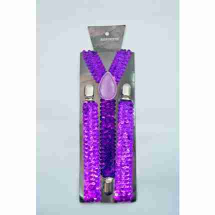 Braces - Sequin Purple