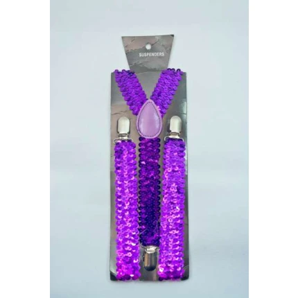 Braces - Sequin Purple