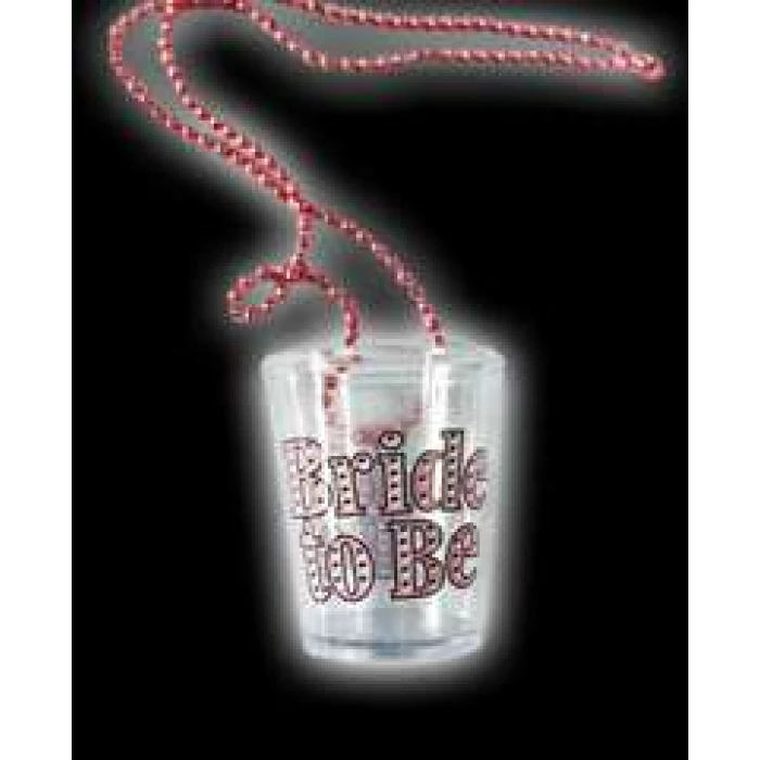 Bride To Be Shot Glass On Necklace - Image 1