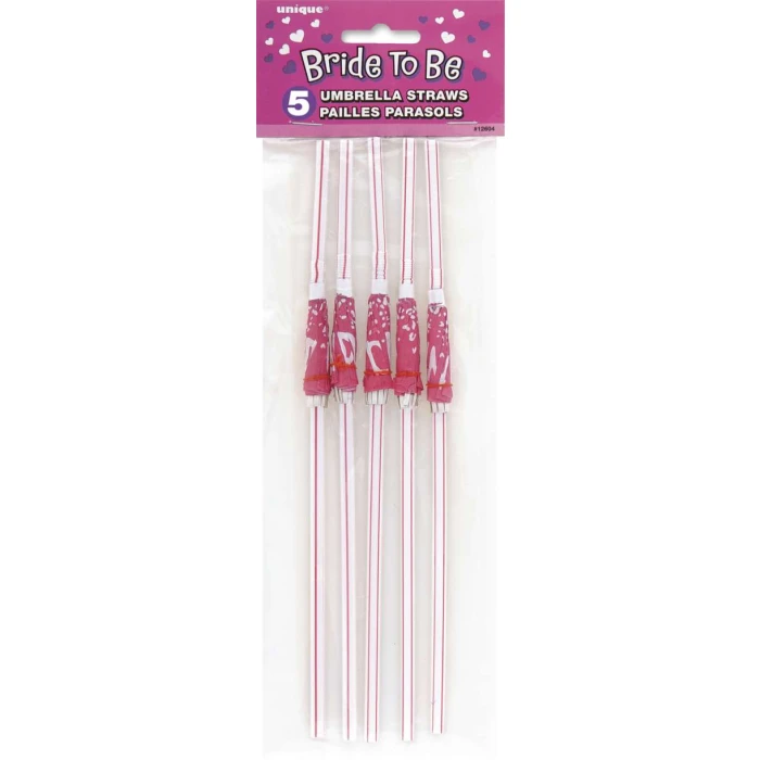 Bride Umbrella Straws - Image 1