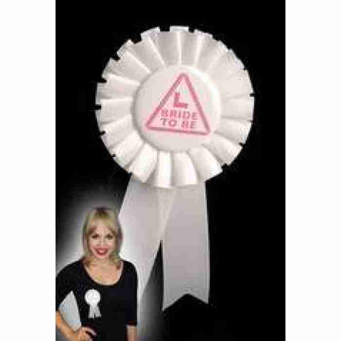 Bride to Be Miss Behave Rosette ROS100 img